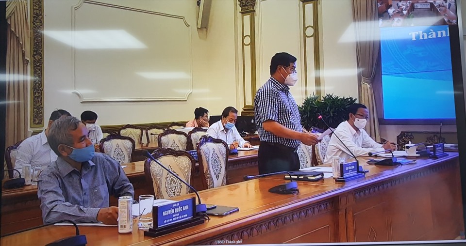 Ông Chu Tiến Dũng – Chủ tịch Hiệp hội doanh nghiệp TPHCM (HUBA) nếu khó khăn, kiến nghị giải pháp. Ảnh: Huyên Nguyễn